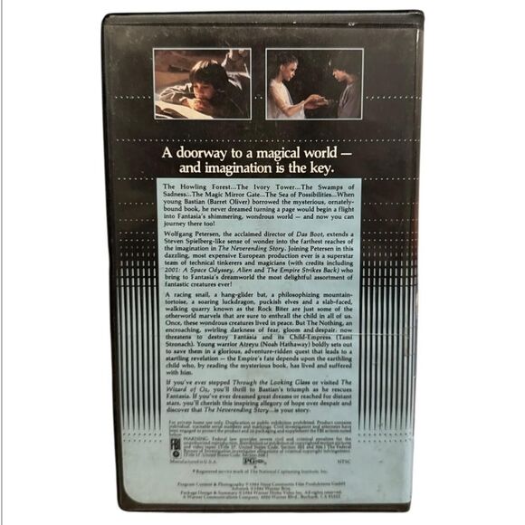 Vintage 1984 The NeverEnding Story Betamax Beta Hi-Fi Tape Warner Home Video - Picture 2 of 13